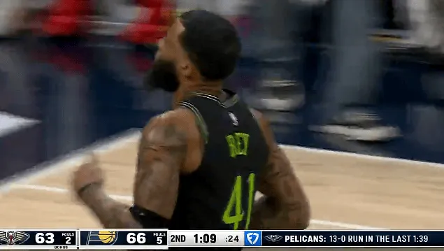 开云APP下载-萨迪克-贝三分命中,鹈鹕落后15分后打出一波13-0步行者叫停